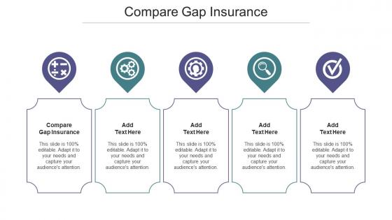 Compare Gap Insurance Ppt Powerpoint Presentation Model Structure Cpb