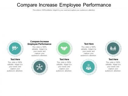 Compare increase employee performance ppt powerpoint presentation summary background image cpb