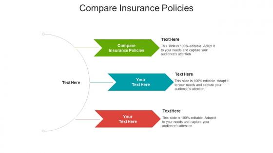 Compare insurance policies ppt powerpoint presentation outline themes cpb