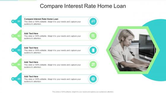 Compare Interest Rate Home Loan In Powerpoint And Google Slides Cpb