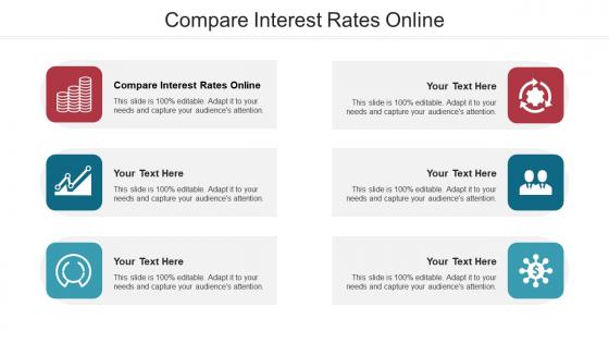 Compare interest rates online ppt powerpoint presentation gallery icons cpb