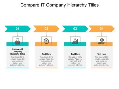 Compare it company hierarchy titles ppt powerpoint presentation pictures deck cpb