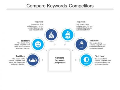 Compare keywords competitors ppt powerpoint presentation styles icons cpb