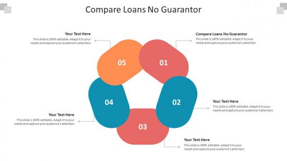 Compare loans no guarantor ppt powerpoint presentation icon graphic tips cpb