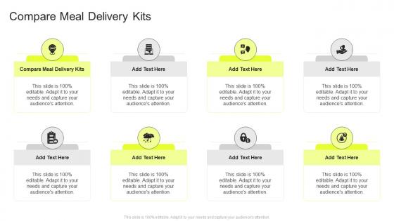 Compare Meal Delivery Kits In Powerpoint And Google Slides Cpb