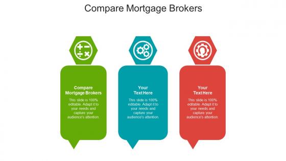 Compare mortgage brokers ppt powerpoint presentation gallery vector cpb
