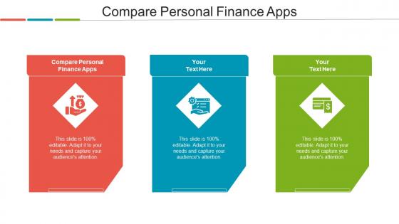 Compare Personal Finance Apps Ppt Powerpoint Presentation Diagram Ppt Cpb