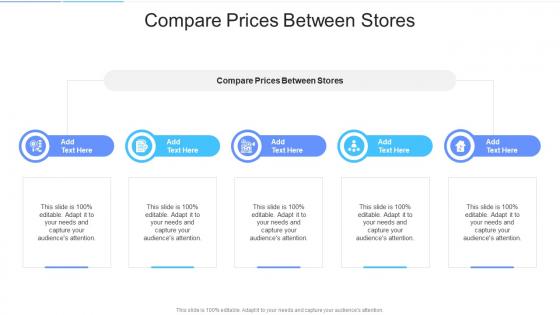Compare Prices Between Stores In Powerpoint And Google Slides Cpb