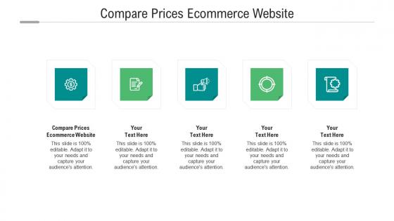 Compare prices ecommerce website ppt powerpoint presentation outline cpb