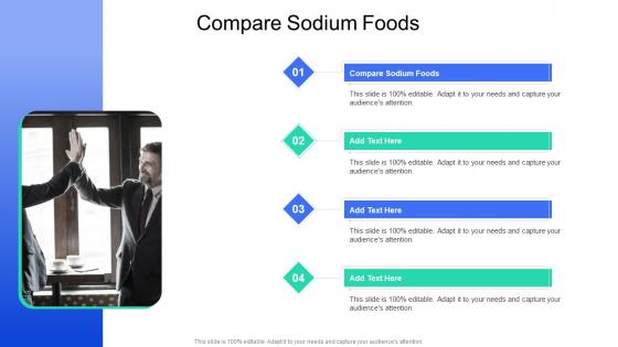 Compare Sodium Foods In Powerpoint And Google Slides Cpb