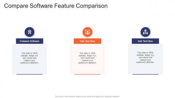 Compare Software Feature Comparison In Powerpoint And Google Slides Cpb