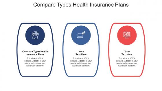 Compare types health insurance plans ppt powerpoint presentation professional template cpb