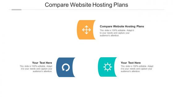 Compare website hosting plans ppt powerpoint presentation model guide cpb