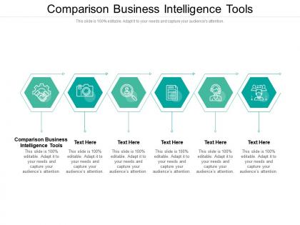 Comparison business intelligence tools ppt powerpoint presentation gallery cpb