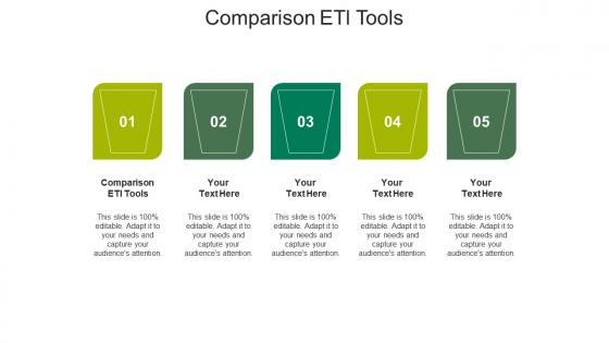 Comparison etl tools ppt powerpoint presentation outline slides cpb