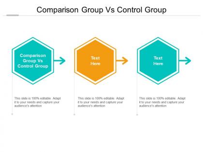 Comparison group vs control group ppt powerpoint presentation ideas skills cpb