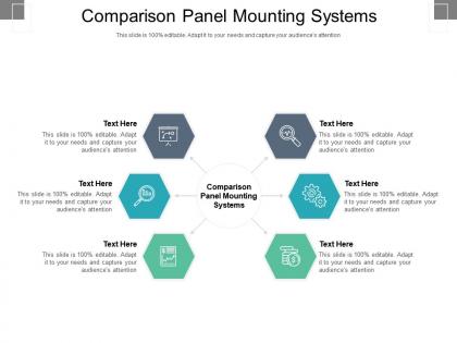 Comparison panel mounting systems ppt powerpoint presentation ideas cpb