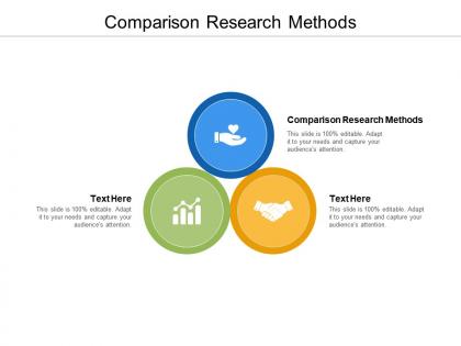 Comparison research methods ppt powerpoint presentation professional guide cpb
