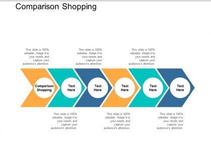 Comparison shopping ppt powerpoint presentation file infographic template cpb