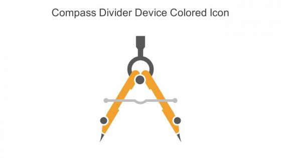 Compass Divider Device Colored Icon In Powerpoint Pptx Png And Editable Eps Format