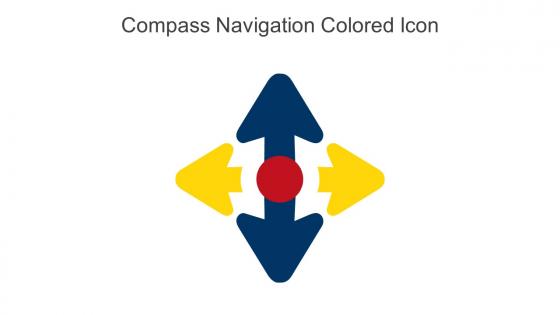 Compass Navigation Colored Icon In Powerpoint Pptx Png And Editable Eps Format