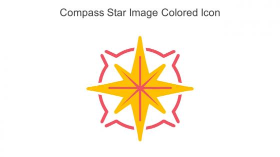 Compass Star Image Colored Icon In Powerpoint Pptx Png And Editable Eps Format