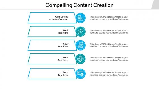 Compelling content creation ppt powerpoint presentation model outline cpb