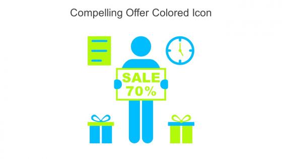 Compelling Offer Colored Icon In Powerpoint Pptx Png And Editable Eps Format