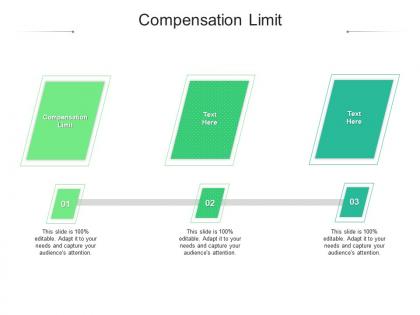 Compensation limit ppt powerpoint presentation pictures design ideas cpb