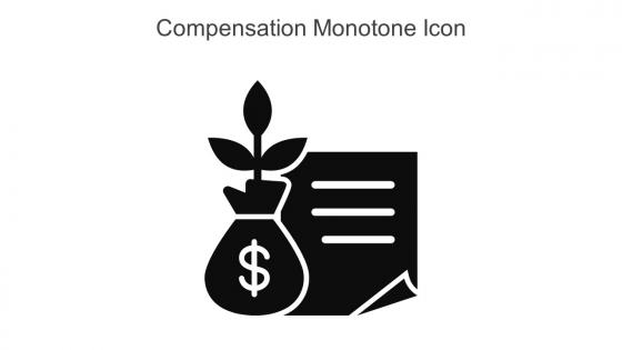 Compensation Monotone Icon In Powerpoint Pptx Png And Editable Eps Format