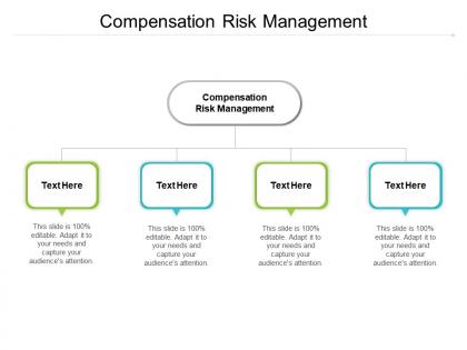 Compensation risk management ppt powerpoint presentation model rules cpb