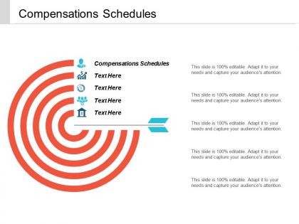Compensations schedules ppt powerpoint presentation slides ideas cpb