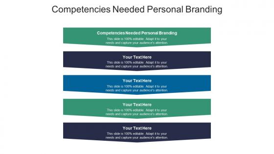 Competencies needed personal branding ppt powerpoint presentation pictures outline cpb