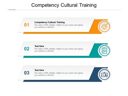 Competency cultural training ppt powerpoint presentation ideas graphics cpb