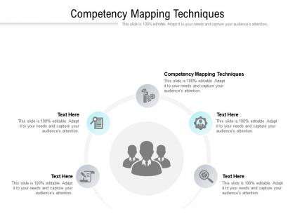 Competency mapping techniques ppt powerpoint presentation show slides cpb