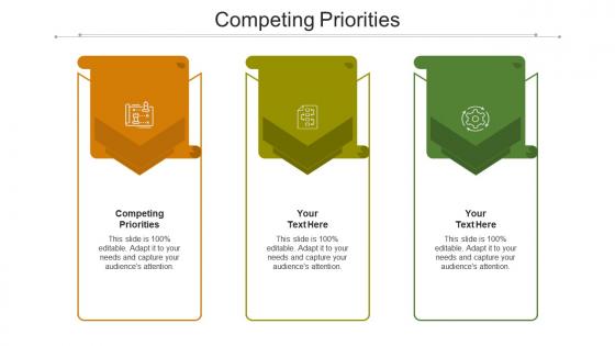 Competing priorities ppt powerpoint presentation pictures diagrams cpb
