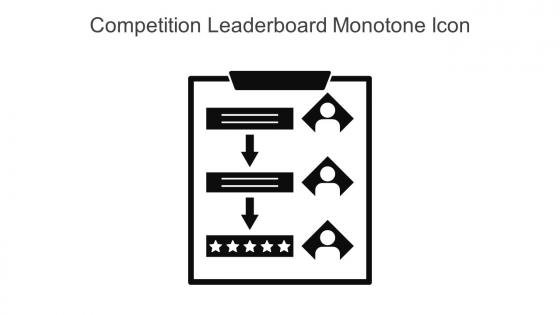 Competition Leaderboard Monotone Icon In Powerpoint Pptx Png And Editable Eps Format