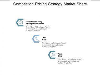 Competition pricing strategy market share ppt powerpoint presentation portfolio picture cpb