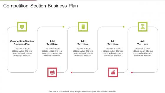 Competition Section Business Plan In Powerpoint And Google Slides Cpb