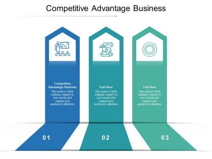 Competitive advantage business ppt powerpoint presentation show layout ideas cpb
