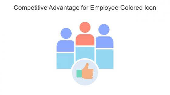 Competitive Advantage For Employee Colored Icon In Powerpoint Pptx Png And Editable Eps Format