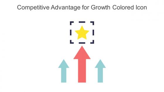 Competitive Advantage For Growth Colored Icon In Powerpoint Pptx Png And Editable Eps Format