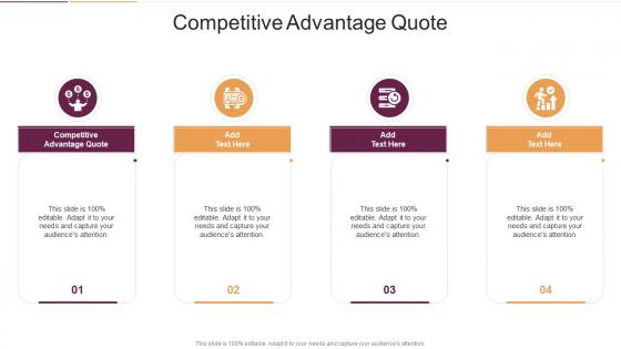 Competitive Advantage Quote In Powerpoint And Google Slides Cpb
