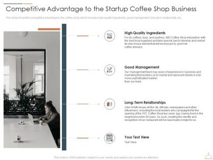 Competitive Advantage To The Startup Coffee Shop Business Restaurant Cafe Business Idea Ppt Pictures