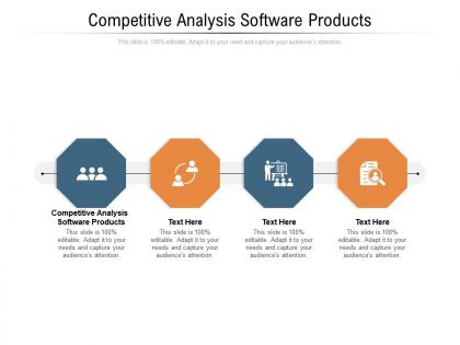 Competitive analysis software products ppt powerpoint presentation portfolio visual aids cpb