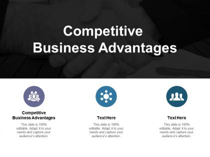Competitive business advantages ppt powerpoint presentation professional skills cpb