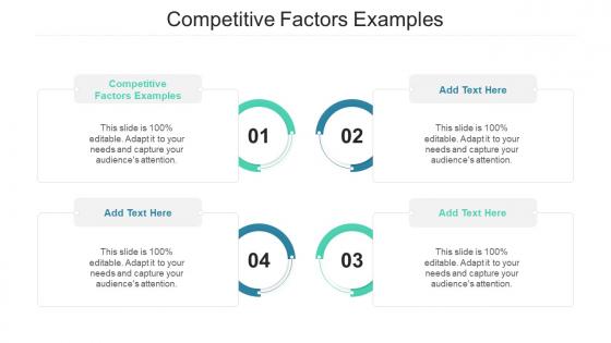 Competitive Factors Examples In Powerpoint And Google Slides Cpb