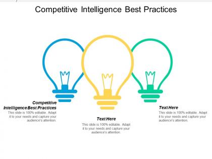 Competitive intelligence best practices ppt powerpoint presentation gallery format cpb