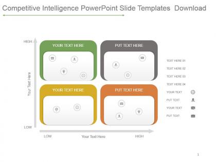 Competitive intelligence powerpoint slide templates download