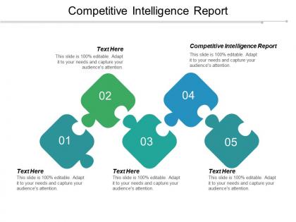 Competitive intelligence report ppt powerpoint presentation gallery guide cpb